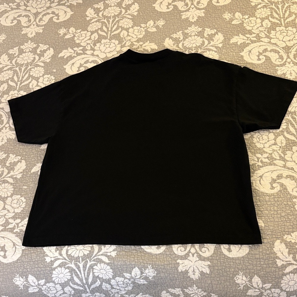 Essentials Fear of God Men’s T-Shirt ~ Size Large ~ Jet Black ~ Like New - Picture 5 of 6